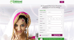 Desktop Screenshot of pakistanimatrimony.com